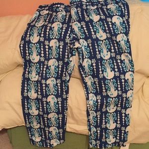 Lilly Pulitzer coconut walk pants sz16